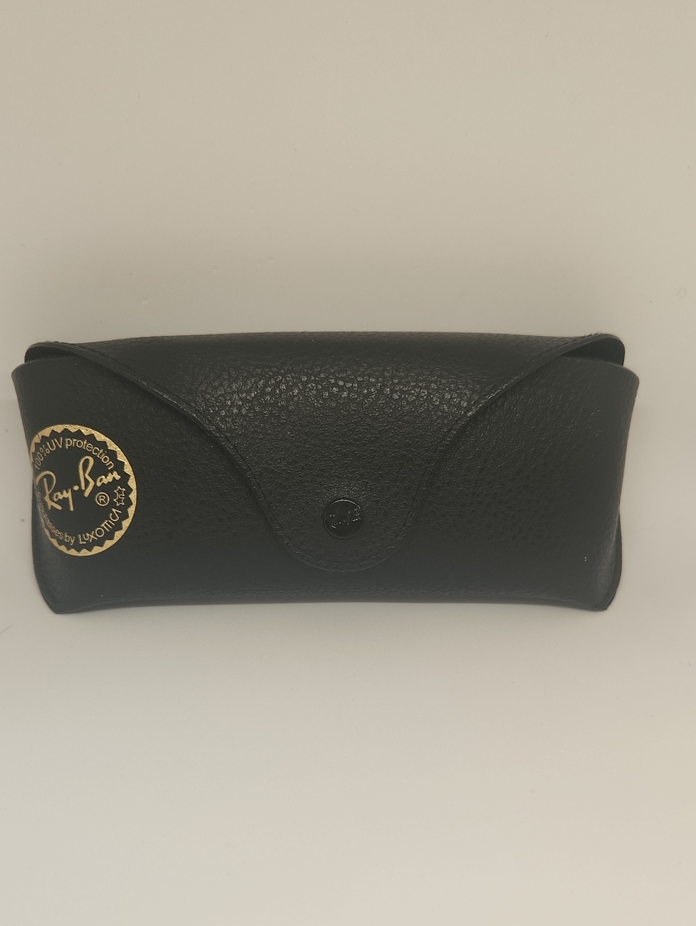 Ray-Ban Black Pebble Leather Sunglasses Case
